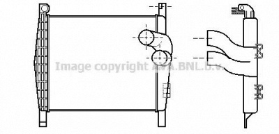 AVA QUALITY COOLING me4181 -  Интеркулер
